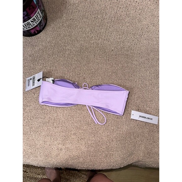Princess Polly purple strapless swim top - Picture 3 of 3